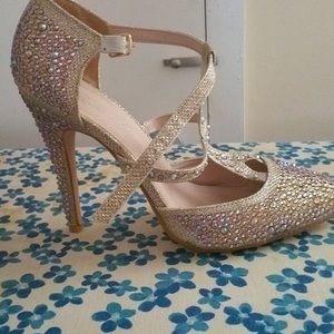 Matching shoes for the prom dress